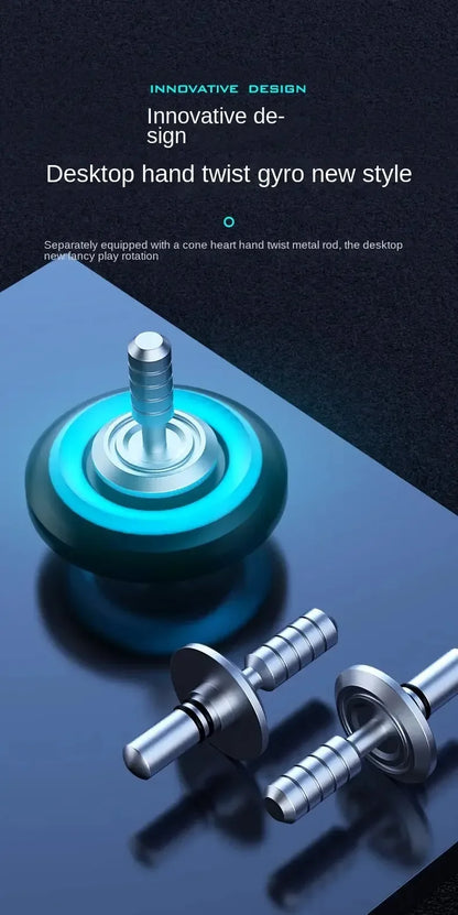 Fidget Spinner Metal Luminous EDC Rainbow Stress Toy