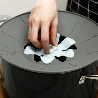 Couvercle en silicone pour casserole anti-débordement universel, accessoire de cuisine, chute 2025, garde la cuisinière propre