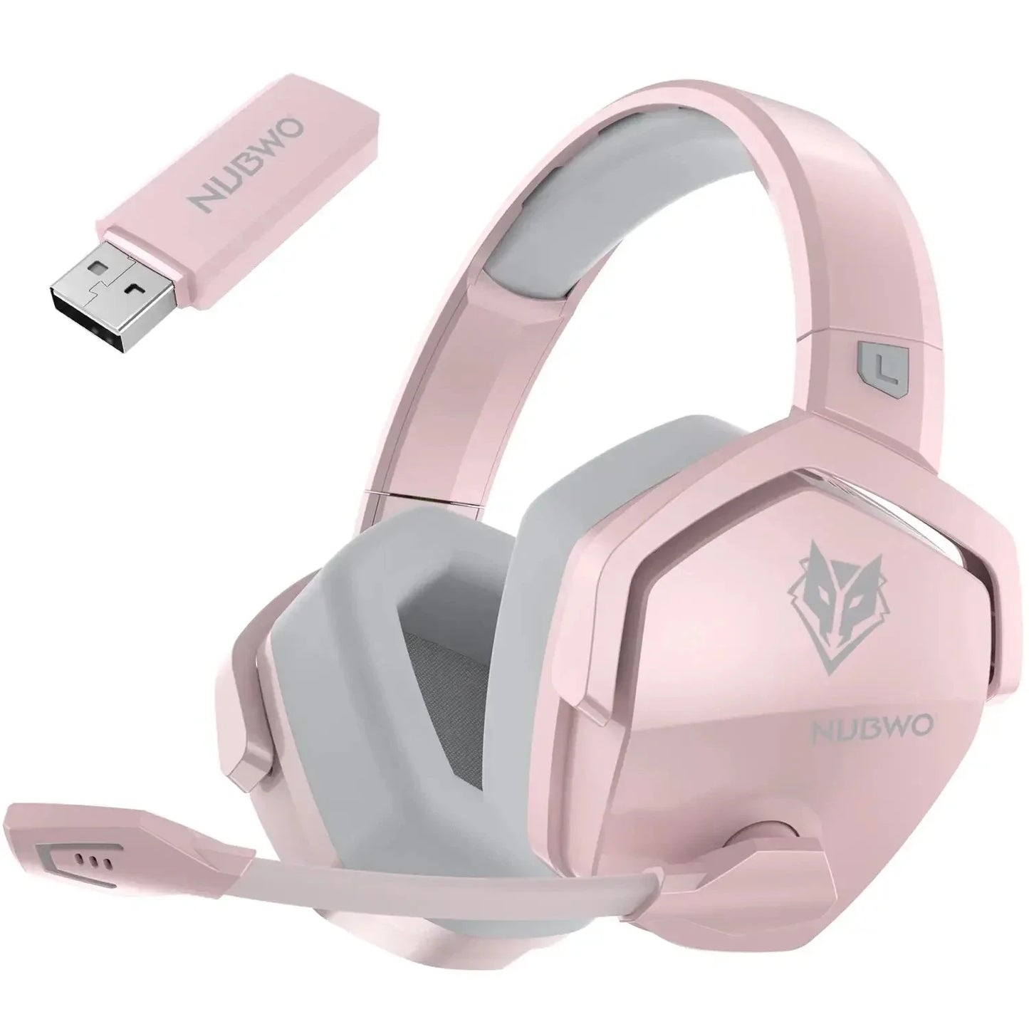 Wireless Gaming Headset With Mic Active Noise Cancellation