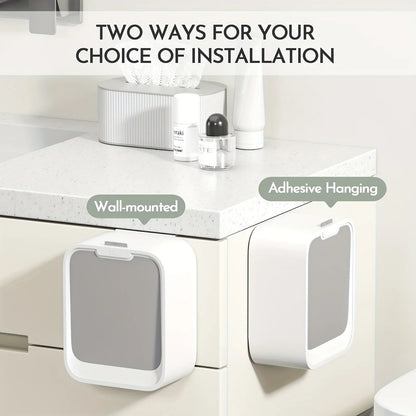 Motion Sensor Trash Can Hanging Bin For Cabinet Door