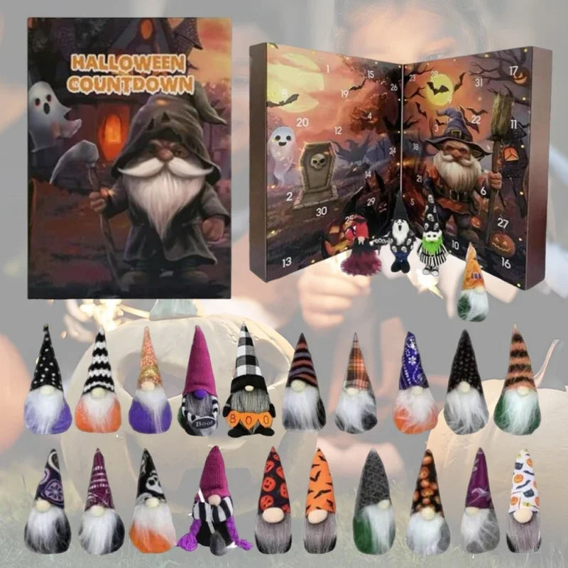 Halloween 24-Figure Gnome Countdown Calendar – 2025 Edition