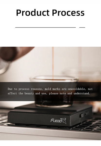 Coffee Scale Rechargeable Digital 0.1g Precision With Timer