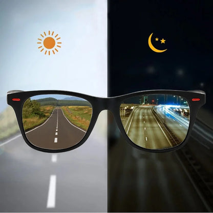 Night Vision Glasses PC Frame Polarized Sunglasses Fall 2026 Day Night Driving Vision Goggles