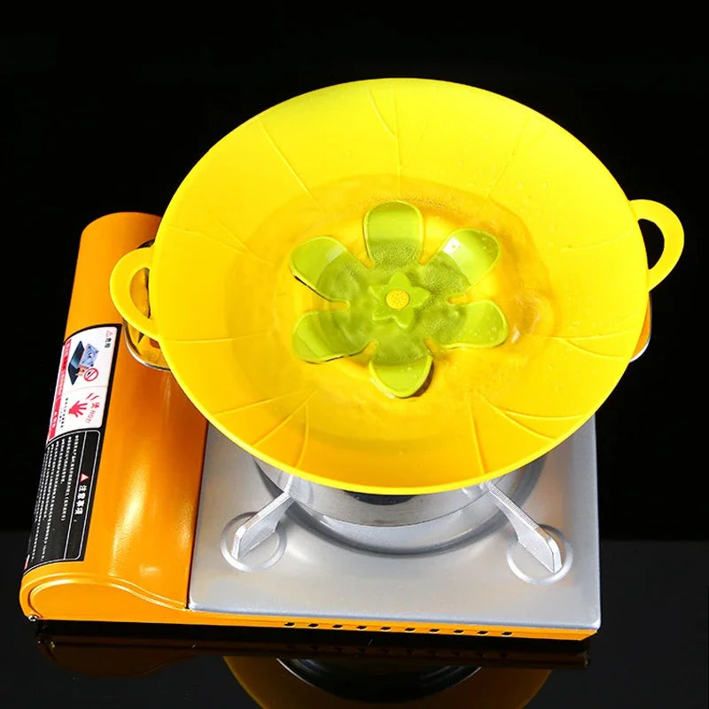 Couvercle en silicone pour casserole anti-débordement universel, accessoire de cuisine, chute 2025, garde la cuisinière propre