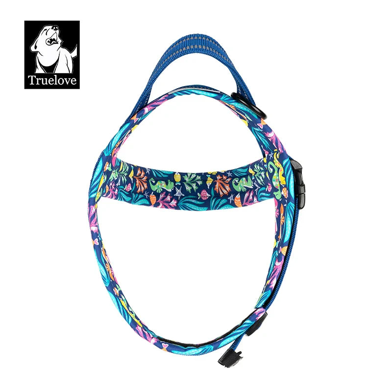 Arnés para perro floral de malla con chaleco acolchado arnés de ajuste rápido ajustable para todas las razas otoño 2025 cómodo para paseos