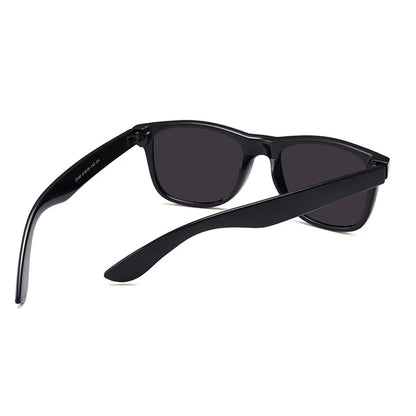 Classic Square Polarized Sunglasses for Men Women Retro Black Summer Driving Shades