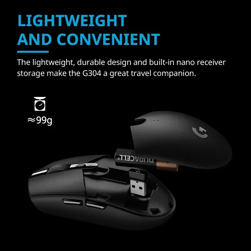 Mouse da gioco wireless leggero Sensore HERO 12K DPI