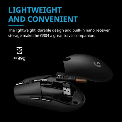 Mouse da gioco wireless leggero Sensore HERO 12K DPI