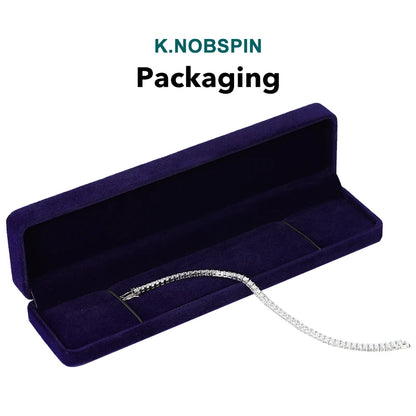 Moissanite 2mm tennisarmbånd i sterlingsølv hvitt