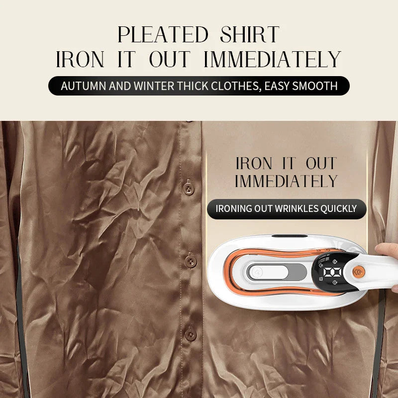 Handheld Steam Iron Foldable 4 In 1 Garment Steamer 1200W 110 To 240V Back To School Fall 2025