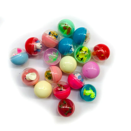 Mini Claw Machine Prize Balls - Assorted 32mm Mystery Egg Gifts for Kids