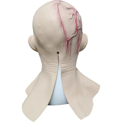 Griezelig latex zombiemasker dat het hele gezicht bedekt, horrormasker voor volwassenen, cosplayrekwisiet voor Halloweenfeesten, geïnfecteerd kostuum 2026