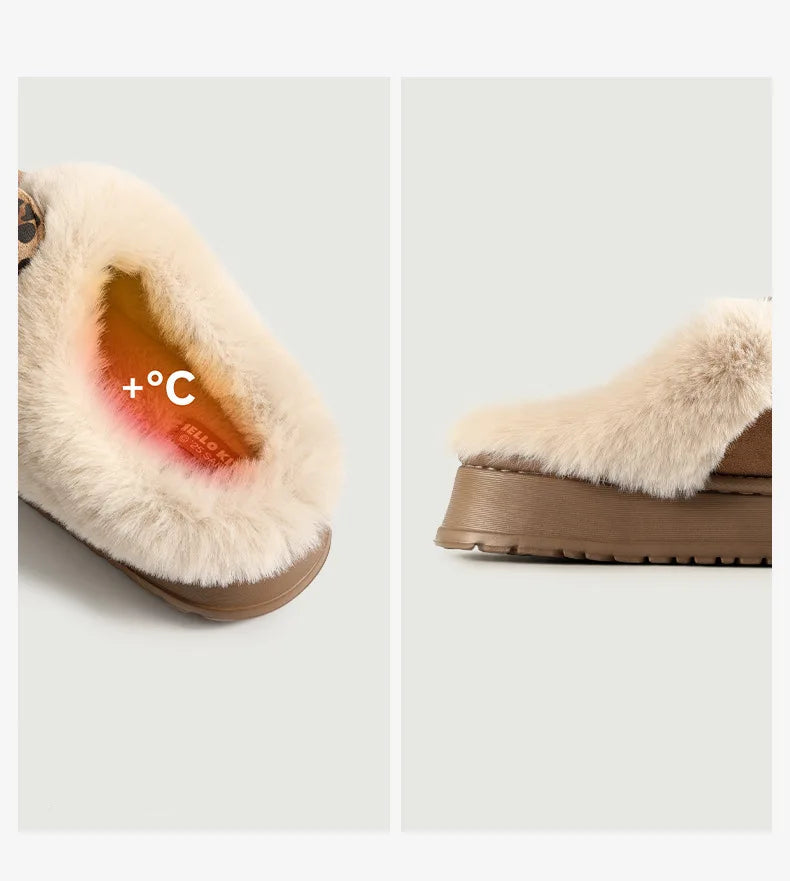 HK myke vinterslippers for kvinner