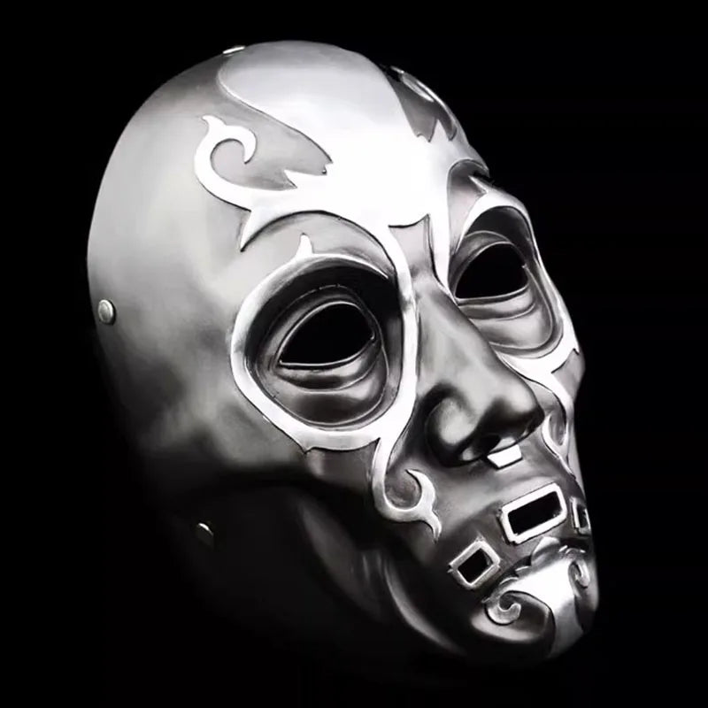Harry Potter Dooddoenermasker van kunsthars voor cosplay, gemaskerd bal, Halloween en carnaval, Malfoy-rekwisiet 2026