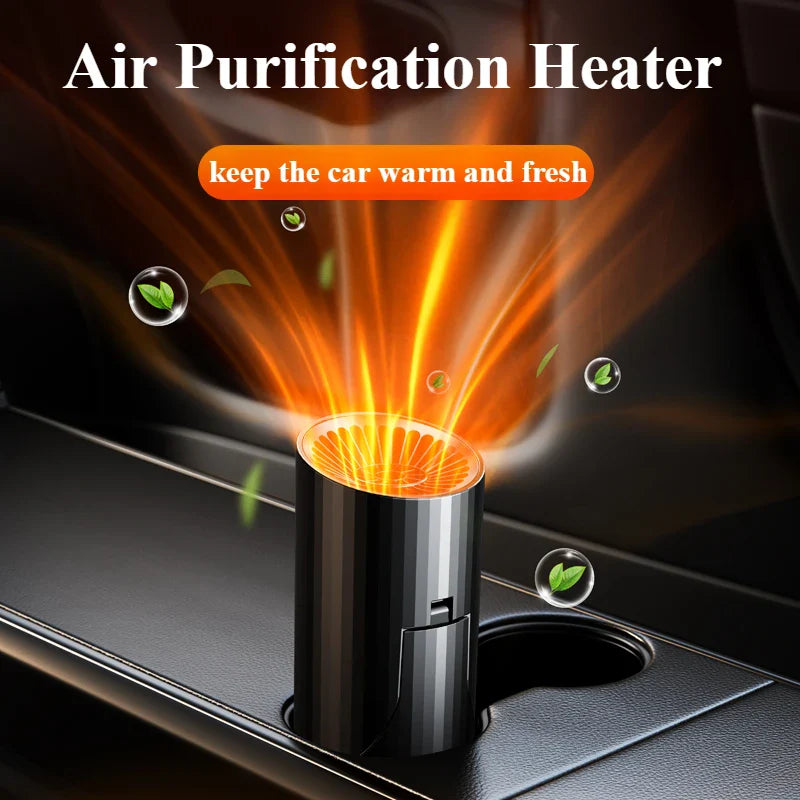 Car Heater Defogger 360 Rotatable Portable Plug In 24V 12V Quick Cabin Warmth Winter 2025