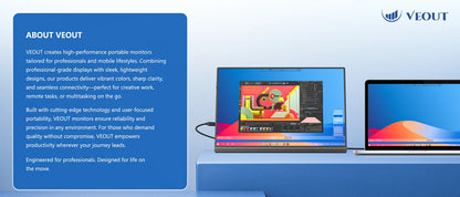 Portable 15.6 Inch 1080P Gaming Monitor 60Hz Second Screen