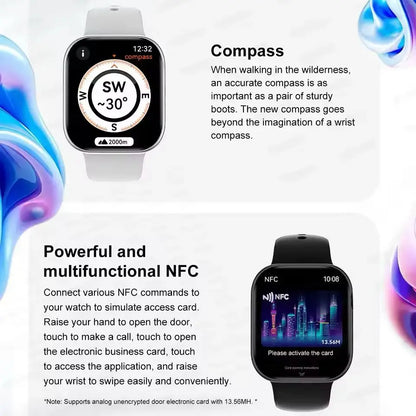 Smartwatch GPS Health Tracker Fall 2025 Waterproof Fitness Watch With Music Storage And Bluetooth Calls