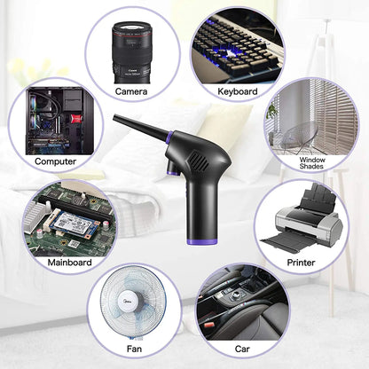 Soplador de Aire Inalámbrico Portátil 15000mAh - Limpiador Eléctrico Recargable por USB