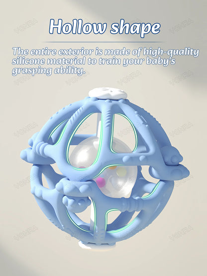 Silikone bidering rangle kugle Montessori nyfødt sensoriske legetøj