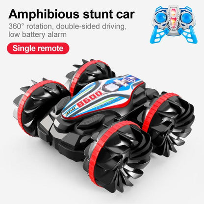 All-Terrain Remote Control Stunt Vehicle - Double-Sided Drifting Car with LED Wheels, Outdoor Adventure Toy for Boys