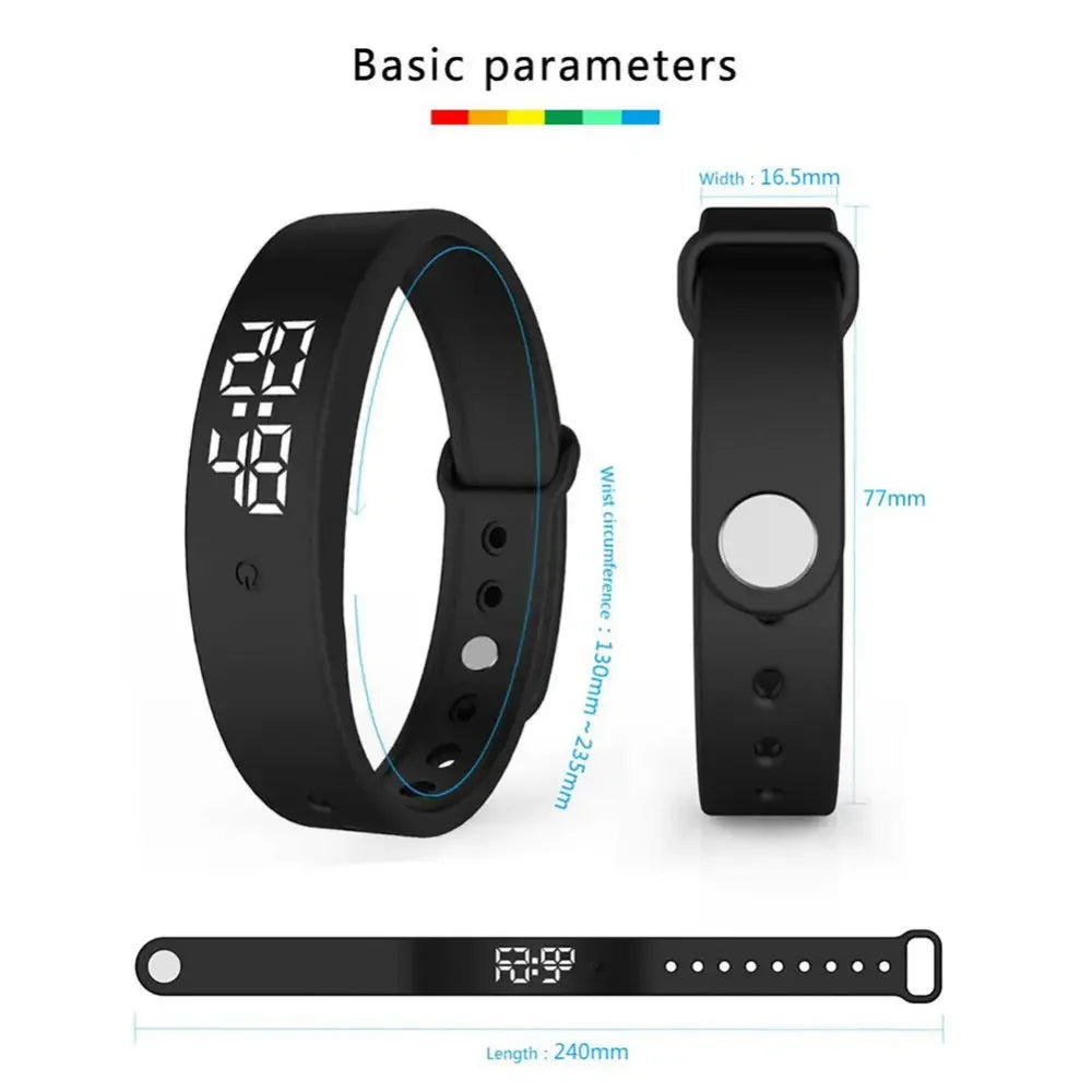 Intelligentes Armband Silikonband Fitnessmesser Wasserdicht Körpertemperaturmesser Vibrationsalarm Frühling 2026 Trend
