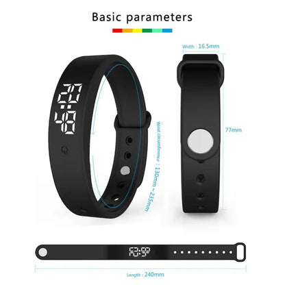 Intelligentes Armband Silikonband Fitnessmesser Wasserdicht Körpertemperaturmesser Vibrationsalarm Frühling 2026 Trend