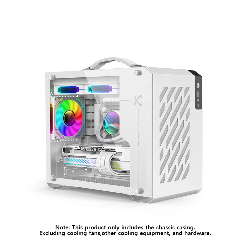 Boîtier Mini ITX Verre Latéral Refroidissement Liquide 240mm Portable