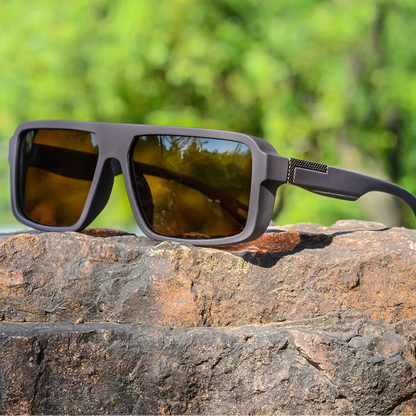 Classic Square Polarized Sunglasses for Men Women Fashion Sports Shades