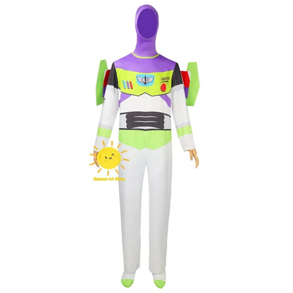 Buzz Lightyear Toy Story Disney-cosplaypak, jumpsuit met vleugels voor volwassenen, Halloweenfeest 2026