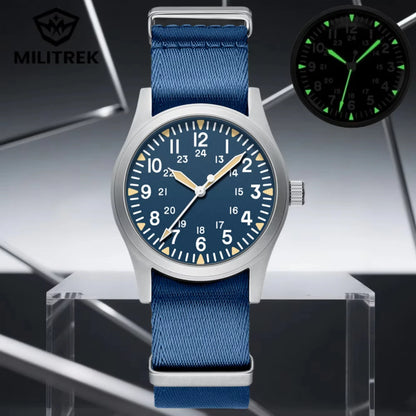 Militær Quartz Feltur 37mm Safir Efterår 2025