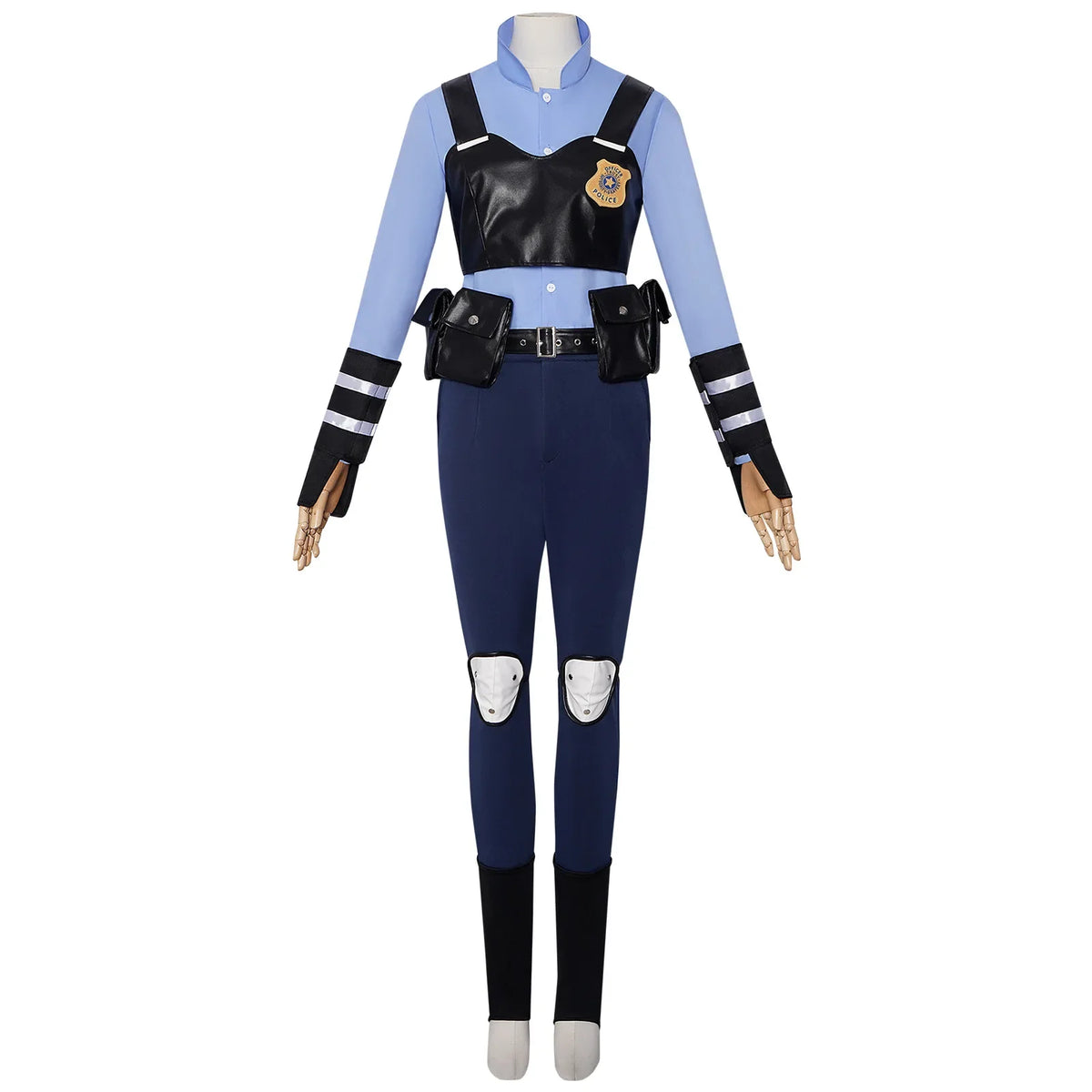 Cosplaykostuumset als politie-uniform van Zootopia Judy Hopps voor kinderen en volwassenen Halloween carnaval 2026