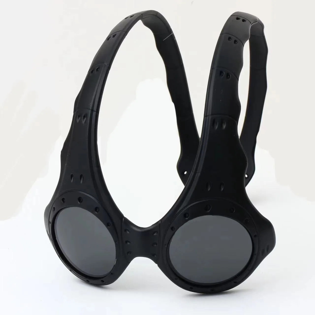 Sunglasses Metal Frame Oversized Round Lens Eyewear For Outdoor Cycling TikTok Viral Retro 2026