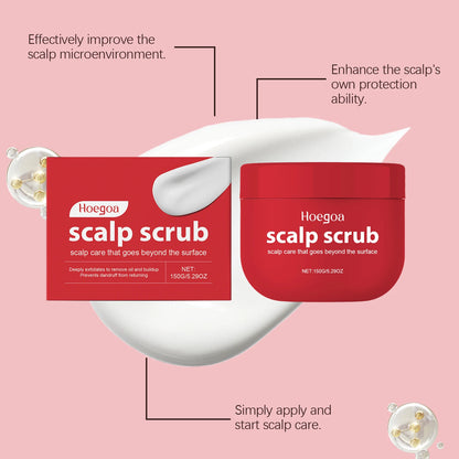 Scalp Scrub Exfoliating Shampoo Anti-Dandruff Deep Cleansing Nourishing All Hair Types