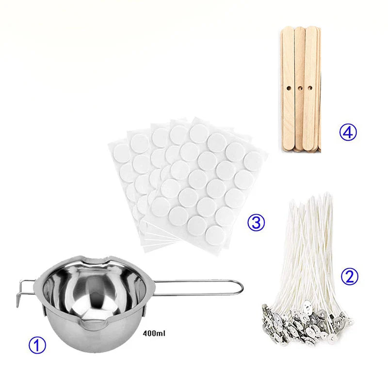 Candle Making Kit Complete DIY Supplies Set Aromatherapy Candle Jars Mould Fall 2025 Beginner Gift