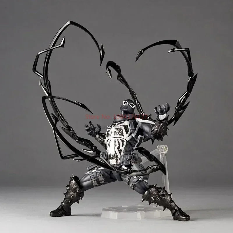 Agent Venom Revoltech Action Figur - Fantastisk Yamaguchi Anime-modell, samlegave til fans av Eugene Thompson