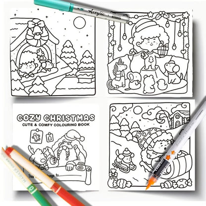 Christmas Coloring Book For Kids - Mindful Fun, Family Bonding Holiday Gift 2025