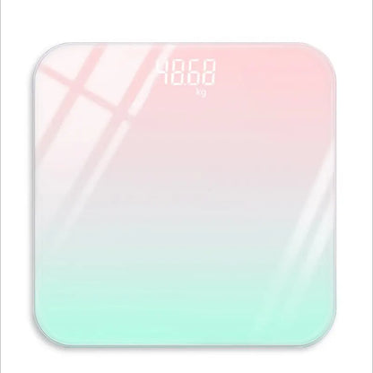 Digitale Körperwaage Gradient Glas 26 x 26 cm Badezimmer-Waage Herbst 2025 Präzise LED-Anzeige