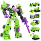 Mini 6-in-1 Transforming Devastator-actiefiguur - Groen robotspeelgoed voor kinderen, perfect cadeau voor kinderen 22 cm (8,6 inch)