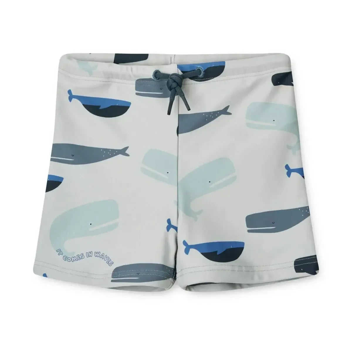 Quick-dry Kids’ Swimwear Set – Rash Guard & Hat, Nylon, Cartoon Seagull Star Print, Beach Holidays
