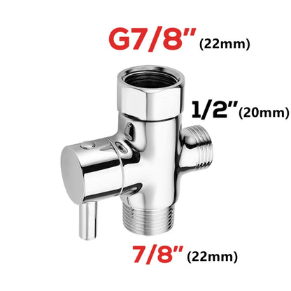 Bidet T Adapter 3-Way Water Diverter Valve For Handheld Bidet Sprayer Fall 2026 Home Upgrade