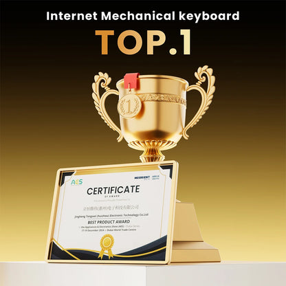 Teclado mecánico R75 junta 80 teclas RGB Hot Swap español