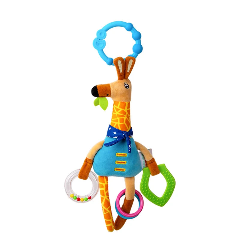 Giraffe Spiral Crib Toy Newborn Sensory Toys Rattle