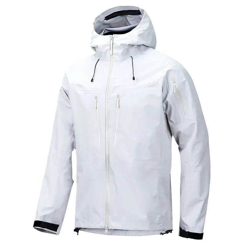 Waterproof Men's Jacket - Hooded Softshell, For Camping
