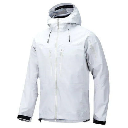 Waterproof Men's Jacket - Hooded Softshell, For Camping