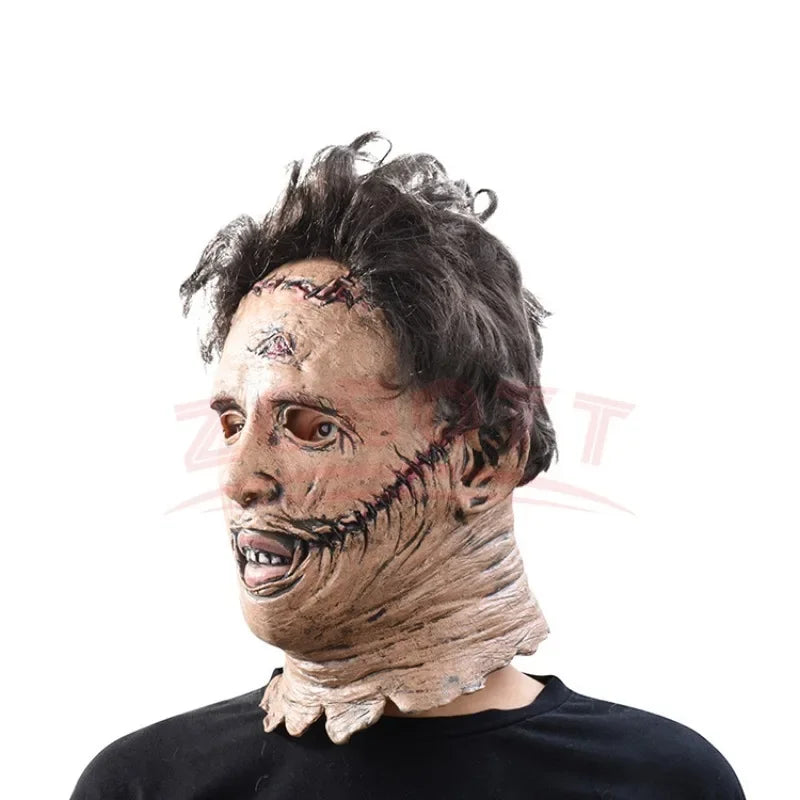 Texas Chainsaw Massacre Leatherface Silicone Horror Cosplay Mask for Adults Halloween 2026