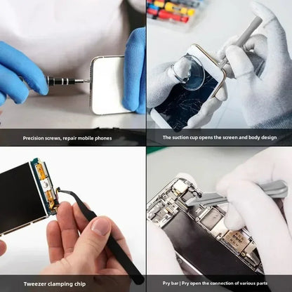 Magnetische precisie schroevendraaierset geïsoleerd 115 in 1 elektronica reparatieset terug naar school 2025 laptop telefoon reparatie