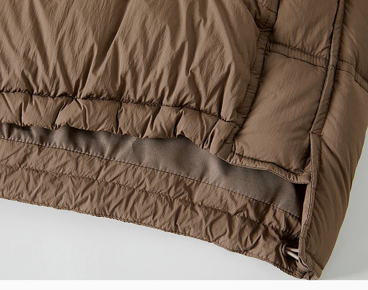 Insulating Women’s Down Vest - Cropped, Duck, Winter