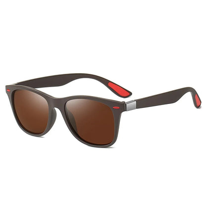 Vintage Quadrat Sonnenbrille UV400 für Männer Frauen Fahren Angeln Augenweide