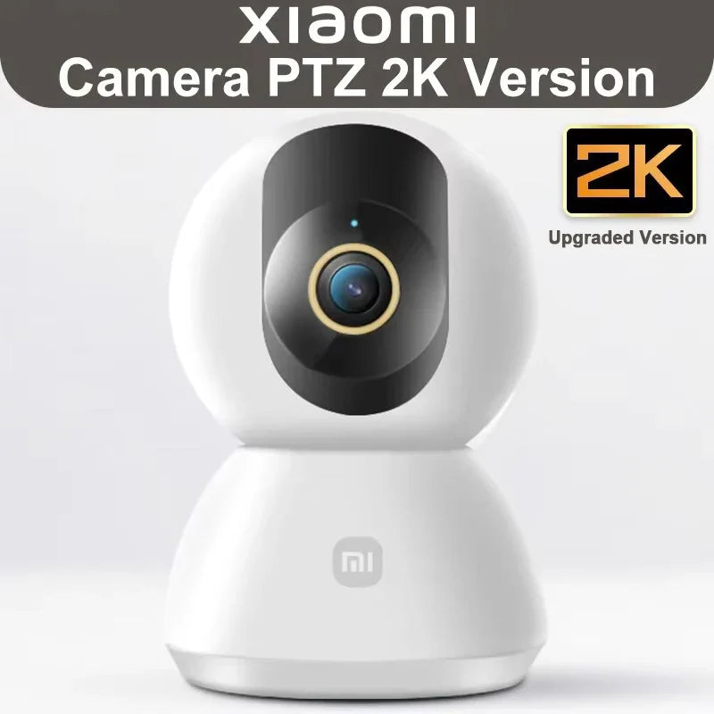 Smart Home Security Camera 360 Degree PTZ 2K 1296P AI Human Detection Night Vision Remote View 2025