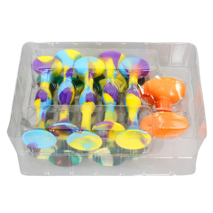 7-teiliges Silikon-Dartspiel-Set - Klebriger Saugnapf-Baseball für Outdoor-Spaß, Erwachsenendekompression